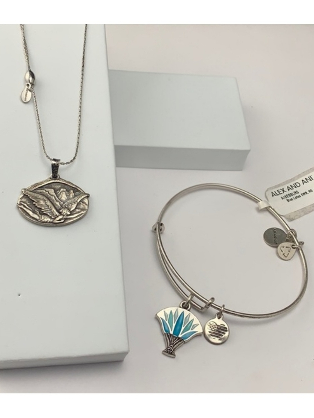 Alex And Ani Necklace & Bangle Lot of 2